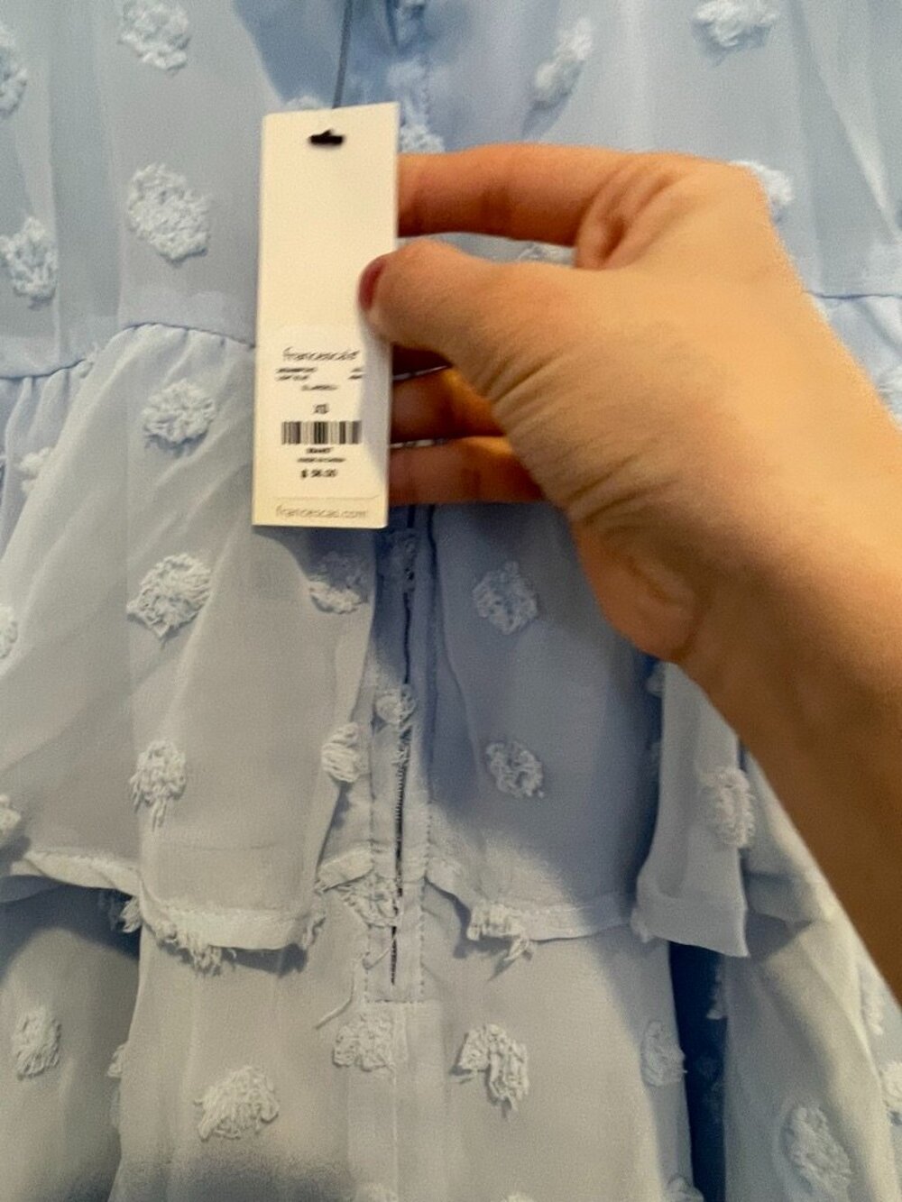 Light Blue Mini Dress - Picture 3 of 6